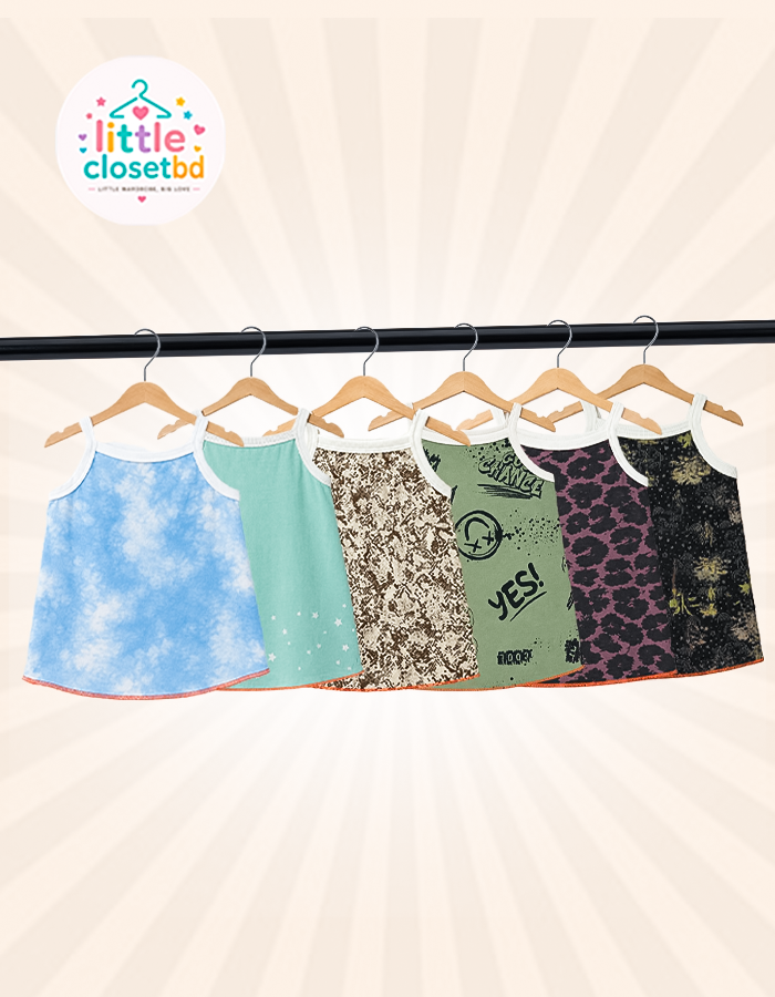 Baby Girls Sleeveless 6-Piece Combo Set